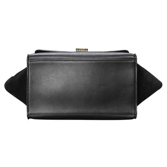 CELINE(USED)트라페제 블랙 엘리게이터 스킨 토트백
