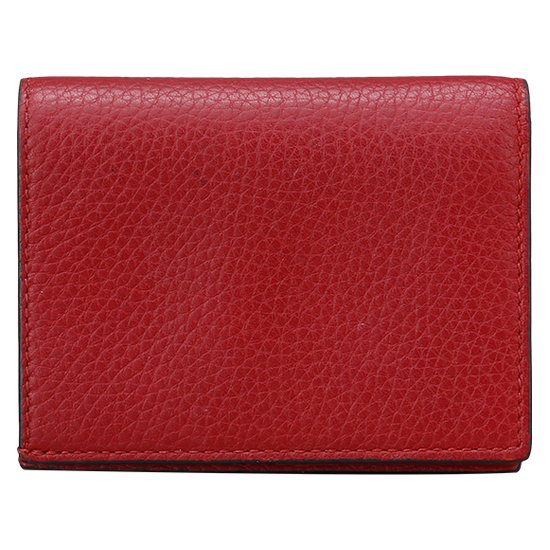 GUCCI(USED) 구찌 애니멀 레드 레더 반지갑
