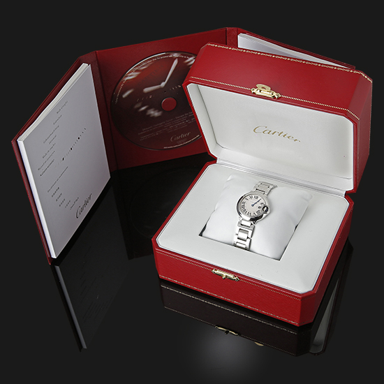CARTIER(USED) 발롱블루 스틸 28