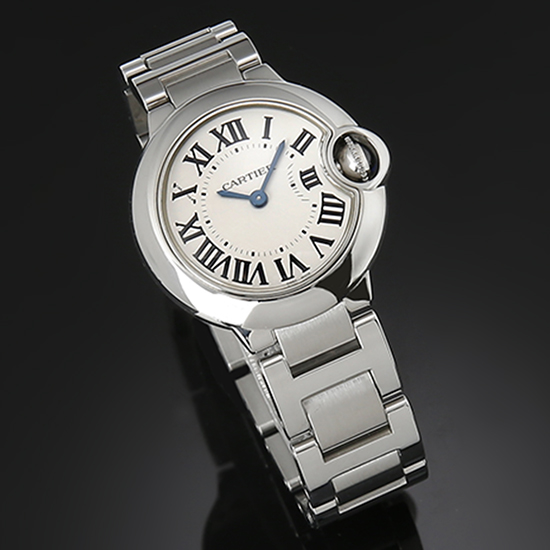 CARTIER(USED) 발롱블루 스틸 28