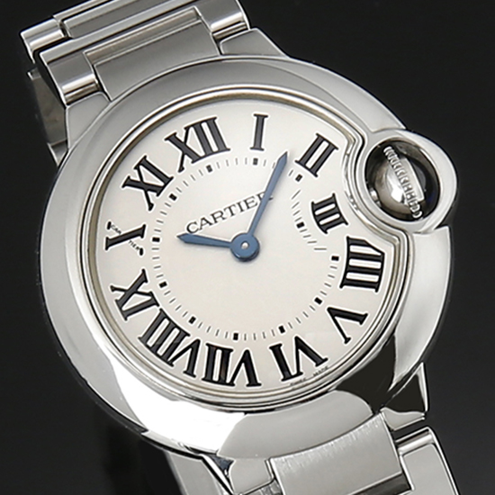 CARTIER(USED) 발롱블루 스틸 28