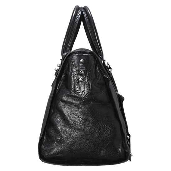 BALENCIAGA(USED)클래식 리바 블랙 토트백