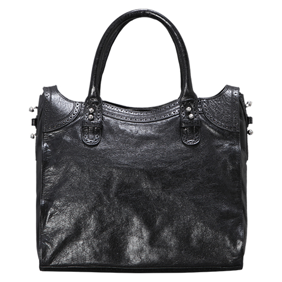 BALENCIAGA(USED)클래식 리바 블랙 토트백