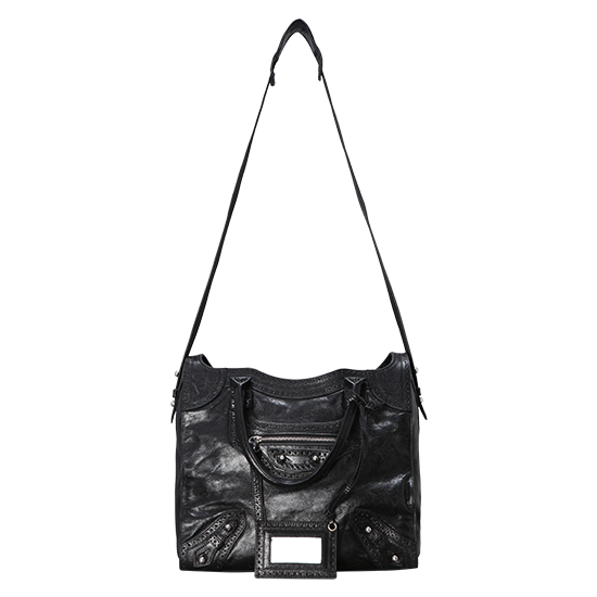 BALENCIAGA(USED)클래식 리바 블랙 토트백