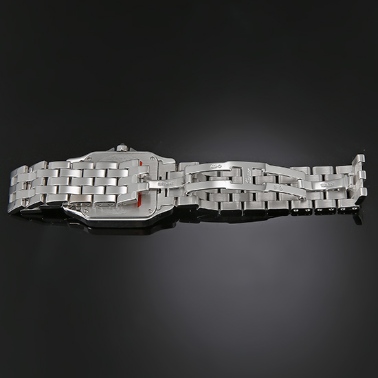 CARTIER(USED) 산토스 드모아젤 화이트골드 다이아베