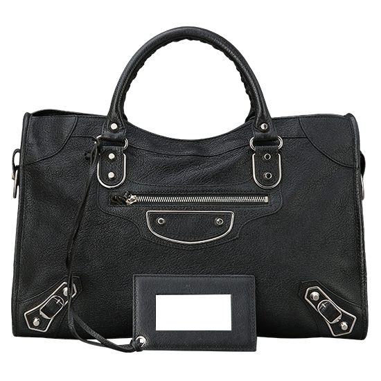 BALENCIAGA(USED)클래식 메탈 엣지 모터 시티백