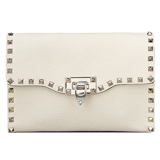 VALENTINO(USED)락스터드 아이보리 크로스백