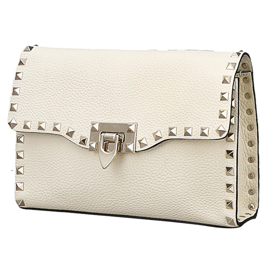 VALENTINO(USED)락스터드 아이보리 크로스백