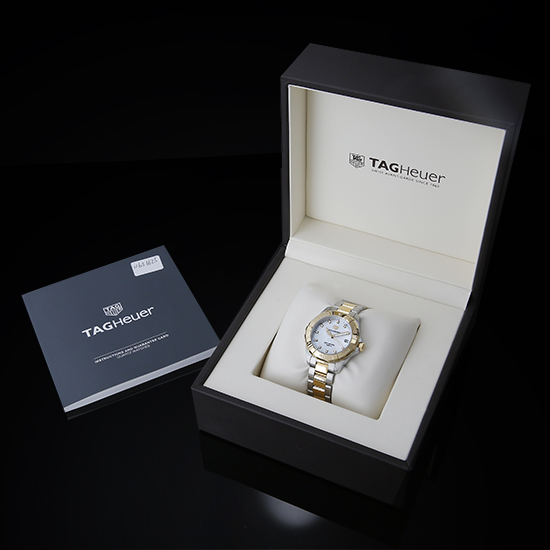 TAG Heuer(USED)아쿠아레이서 자개판 콤비 WBD1322