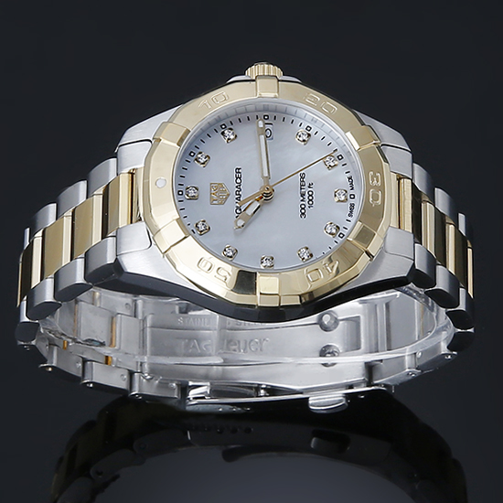 TAG Heuer(USED)아쿠아레이서 자개판 콤비 WBD1322