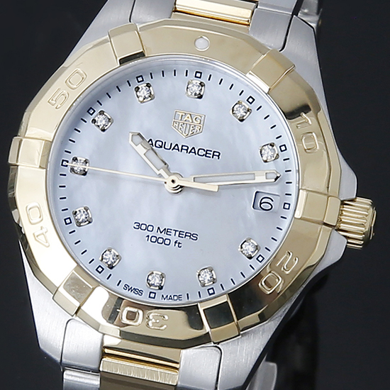TAG Heuer(USED)아쿠아레이서 자개판 콤비 WBD1322