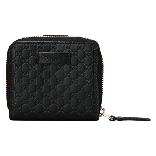 GUCCI(USED) 구찌 마이크로 씨마 블랙 반지갑
