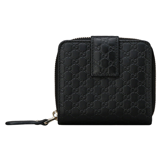 GUCCI(USED) 구찌 마이크로 씨마 블랙 반지갑