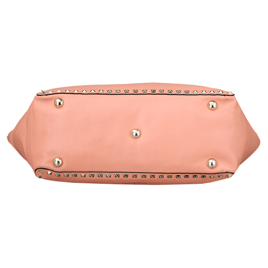 VALENTINO(USED)락스터드 핑크베이지 숄더백