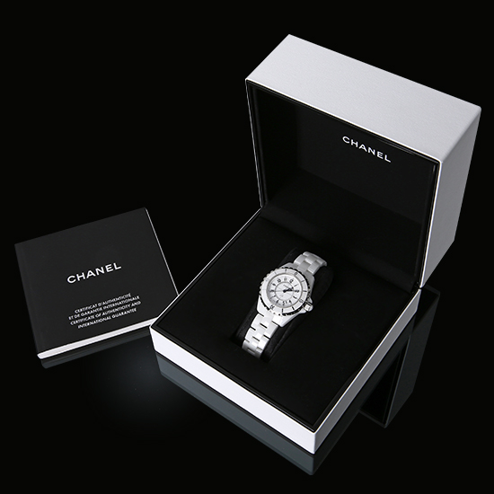 CHANEL(USED) 샤넬 J12 화이트 세라믹 H0968