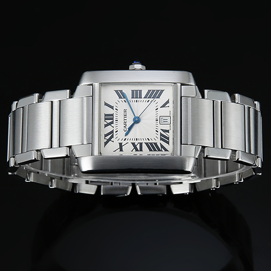 CARTIER(USED) 탱크 프랑세스 스틸 L