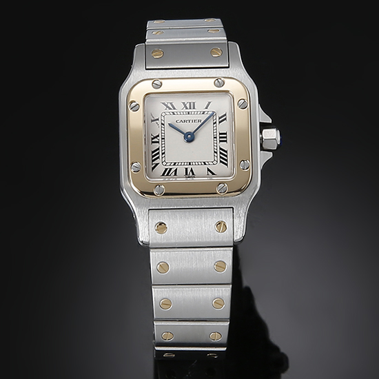 CARTIER(USED) 산토스 갈베 콤비 스몰