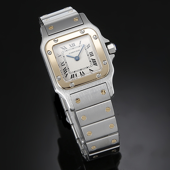 CARTIER(USED) 산토스 갈베 콤비 스몰