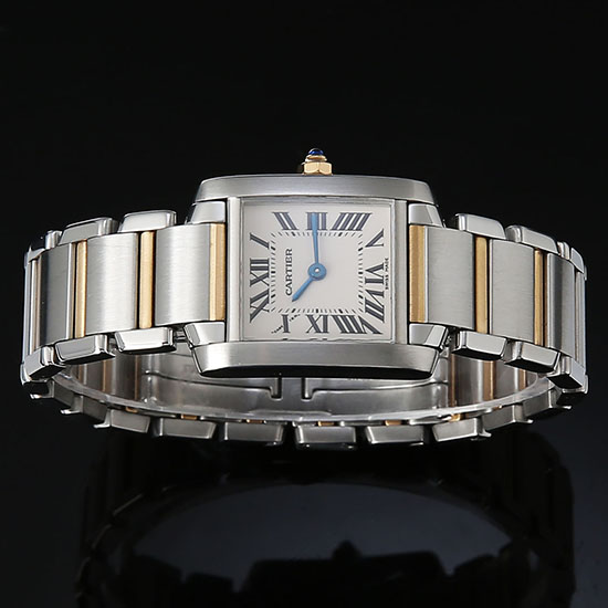 CARTIER(USED) 탱크 프랑세스 콤비 스몰