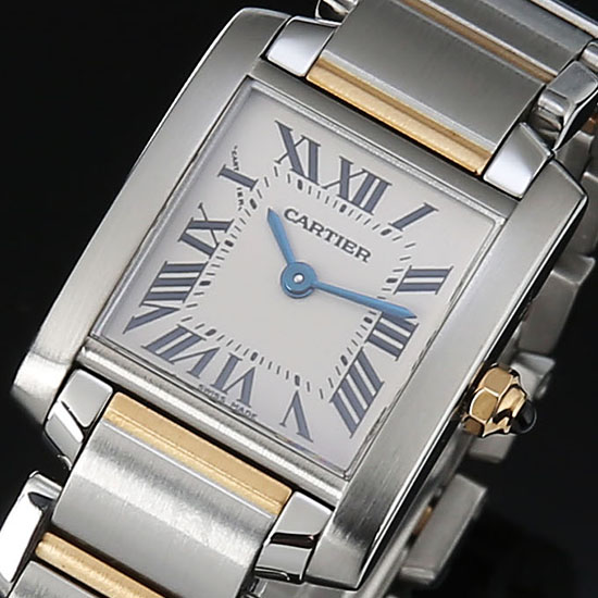 CARTIER(USED) 탱크 프랑세스 콤비 스몰