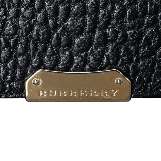 BURBERRY(USED)블랙 레더 체인 숄더백