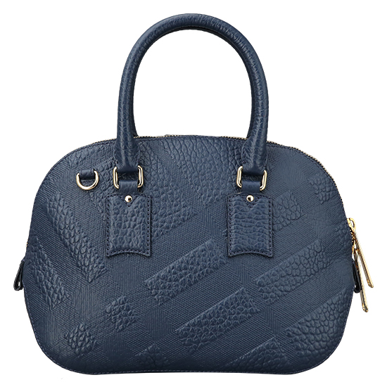 BURBERRY(USED)블루 레더 오차드백