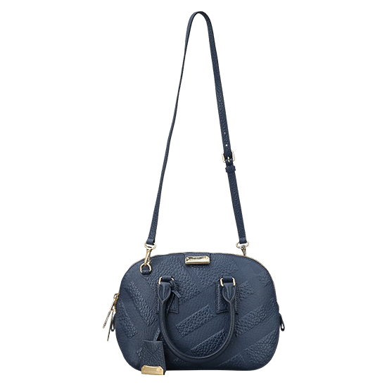 BURBERRY(USED)블루 레더 오차드백