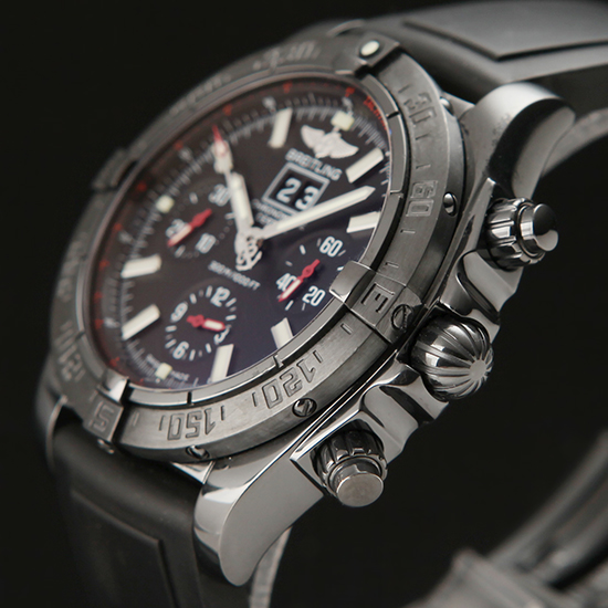 BREITLING(USED) 블랙버드 블랙스틸 리밋 에디션