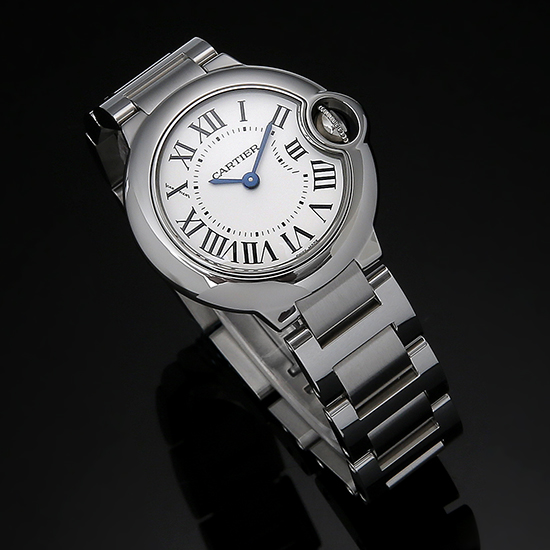 CARTIER(USED)발롱블루 스틸 28