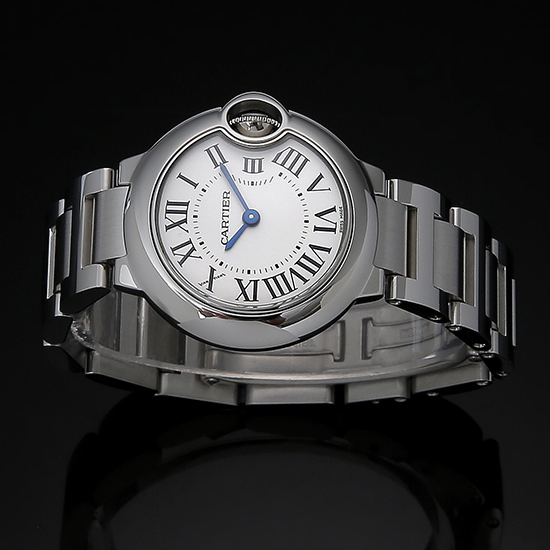 CARTIER(USED)발롱블루 스틸 28