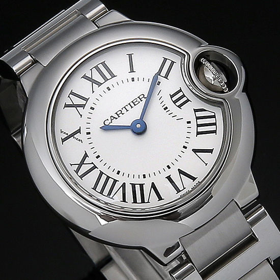 CARTIER(USED)발롱블루 스틸 28