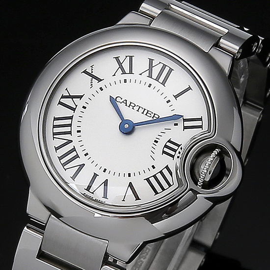 CARTIER(USED)발롱블루 스틸 28
