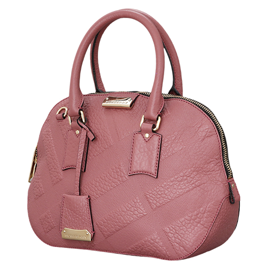 BURBERRY(USED)핑크 레더 오차드백
