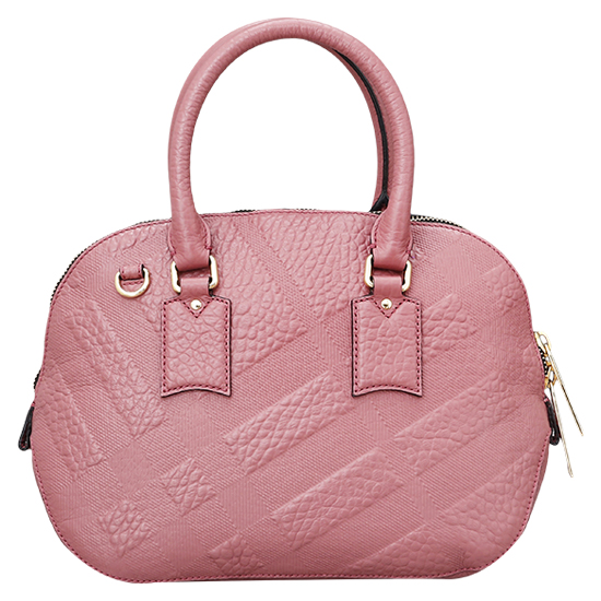 BURBERRY(USED)핑크 레더 오차드백