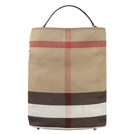 BURBERRY(USED)애쉬비 캔버스 체크 호보백