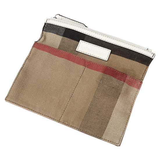 BURBERRY(USED)애쉬비 캔버스 체크 호보백