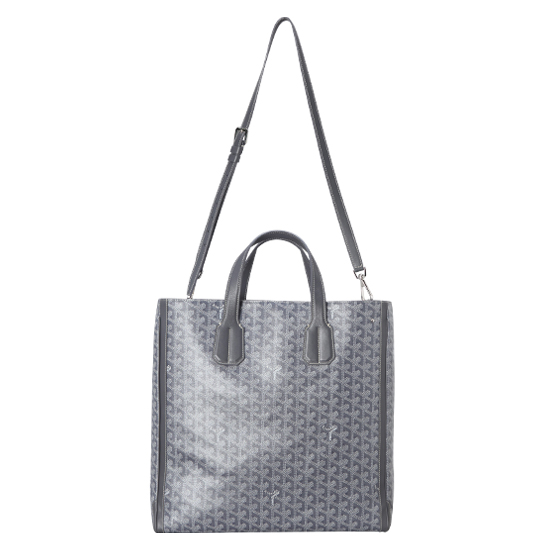 GOYARD(USED)볼테르 그레이 PVC 토트겸 숄더백