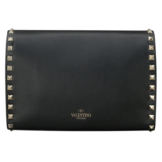 VALENTINO(USED)락스터드 블랙 숄더백