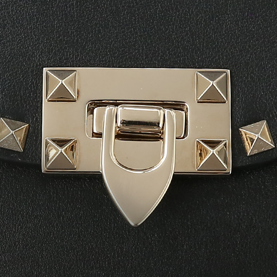 VALENTINO(USED)락스터드 블랙 숄더백