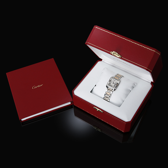 CARTIER(USED) 탱크 앙글레즈 콤비 스몰