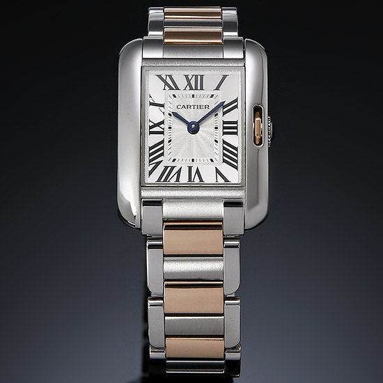 CARTIER(USED) 탱크 앙글레즈 콤비 스몰