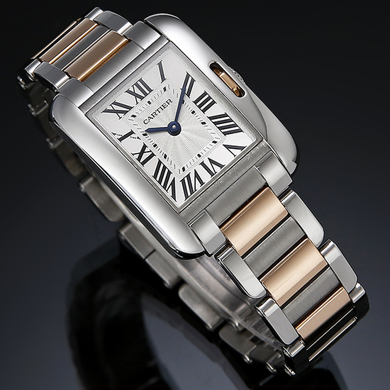 CARTIER(USED) 탱크 앙글레즈 콤비 스몰
