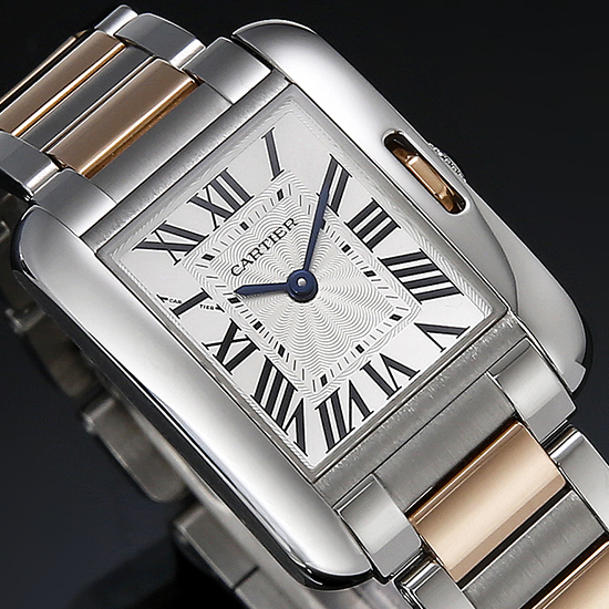CARTIER(USED) 탱크 앙글레즈 콤비 스몰