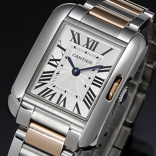 CARTIER(USED) 탱크 앙글레즈 콤비 스몰