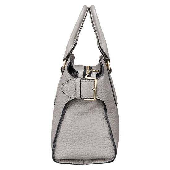 BURBERRY(USED)그레이 레더 시그니처 토트겸 숄더백