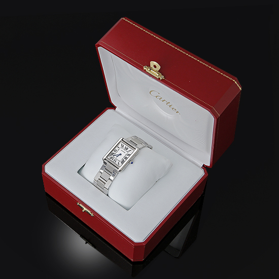 CARTIER(USED)탱크솔로 스틸 라지
