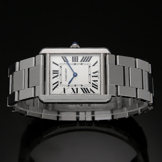 CARTIER(USED)탱크솔로 스틸 라지