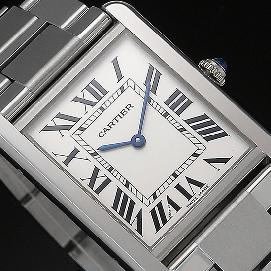 CARTIER(USED)탱크솔로 스틸 라지