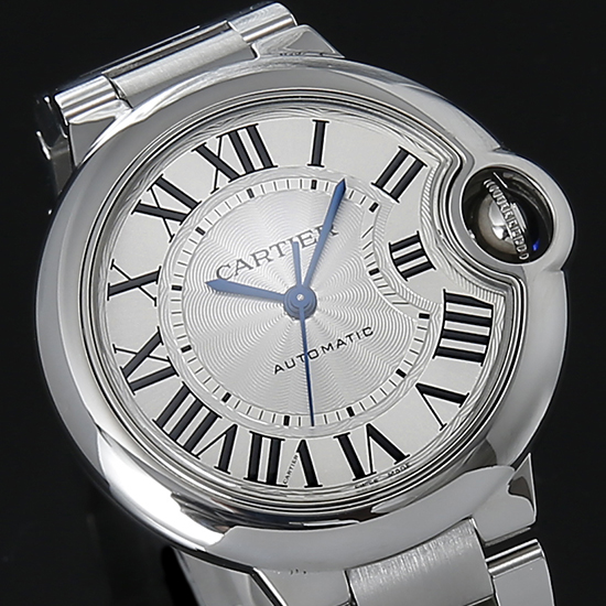 CARTIER(USED) 발롱블루 스틸 33 오토