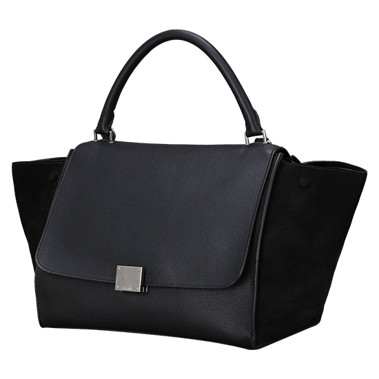 CELINE(USED)트라페제 블랙 토트백
